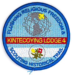 Kintecoying Lodge 4, Flushing Religious Freedom Scouting Historical Trail Pach