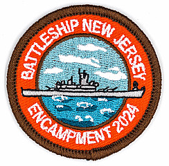 Battleship New Jersy Encampement 2024 Patch Battleship New Jersy Encampement 2024 Patch