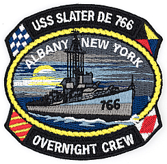 USS Slater DE 755 Overnight Crew Patch USS Slater DE 755 Overnight Crew Patch