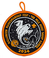 Halloween Marksmanship Fest, Ten Mile River Scout Camps, 2024 Patch Halloween Marksmanship Fest, Ten Mile River Scout Camps, 2024 Patch