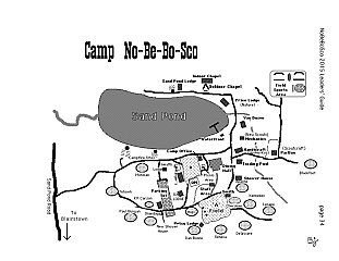 Camp No-Be-Bo-Sco Map