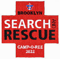 Search and Rescue Brooklyn Camp-O-Ree 2022 Patch