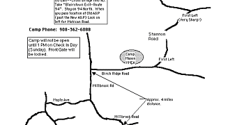 Camp No-Be-Bo-Sco Directions To Camp