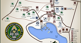 Rotary Scout Reservation Camp Map 2023