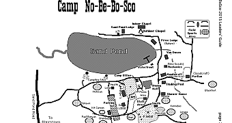 Camp No-Be-Bo-Sco Map